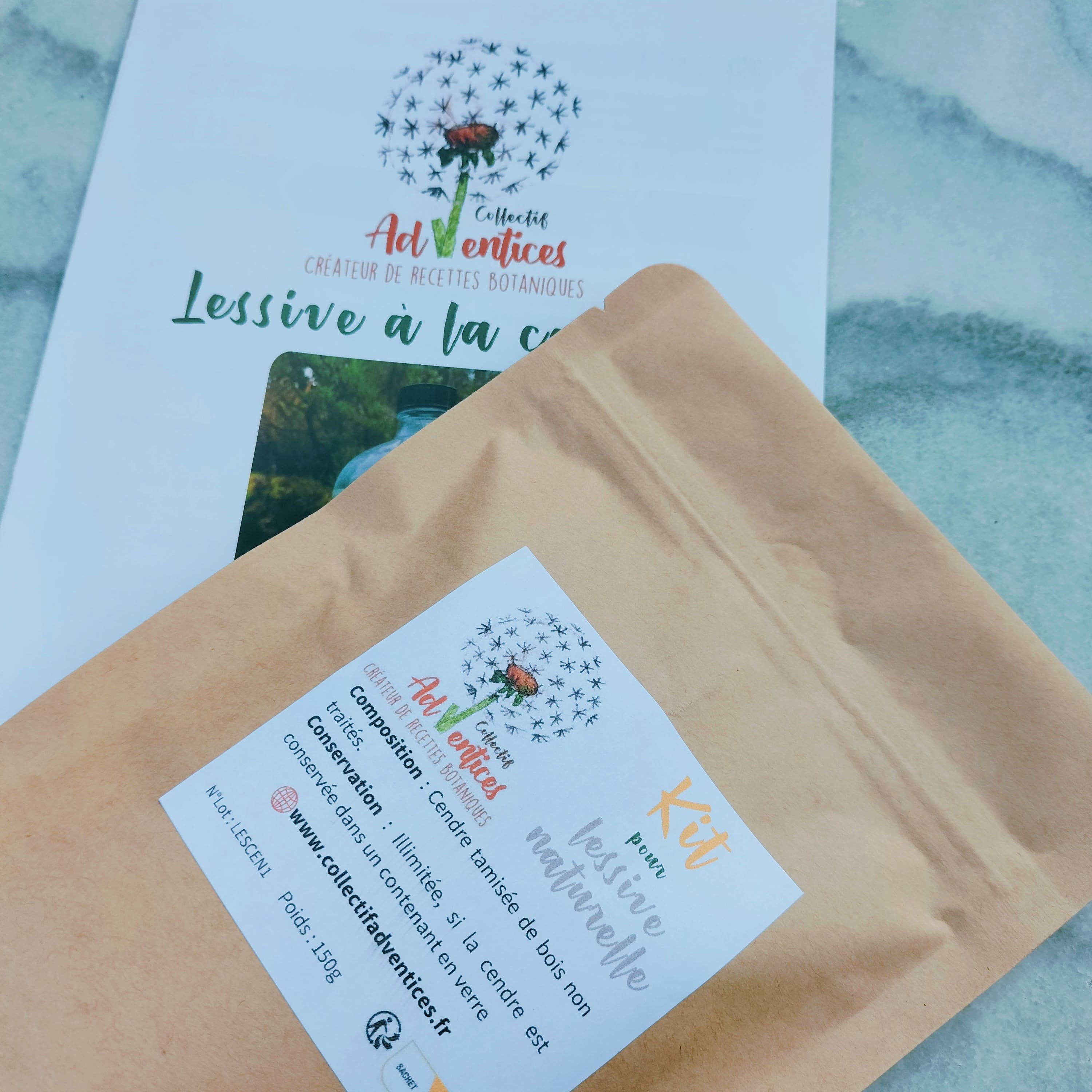 Kit lessive &agrave; la cendre